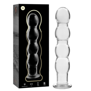 NEBULA SERIES BY IBIZA - MODELLO 10 DILDO IN VETRO BOROSILICATO 16.5 CM -O- 3.5 CM