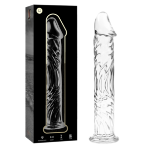 NEBULA SERIES BY IBIZA - MODELLO 12 DILDO IN VETRO BOROSILICATO 17 CM -O- 3.5 CM