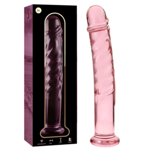 NEBULA SERIES BY IBIZA - MODELLO 16 DILDO IN VETRO BOROSILICATO 18.5 CM -O- 3 CM