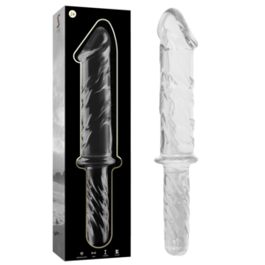NEBULA SERIES BY IBIZA - MODELLO 24 DILDO IN VETRO BOROSILICATO 28.5 CM -O- 5 CM