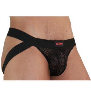 BURN - 005 JOCK LINGERIE NERO